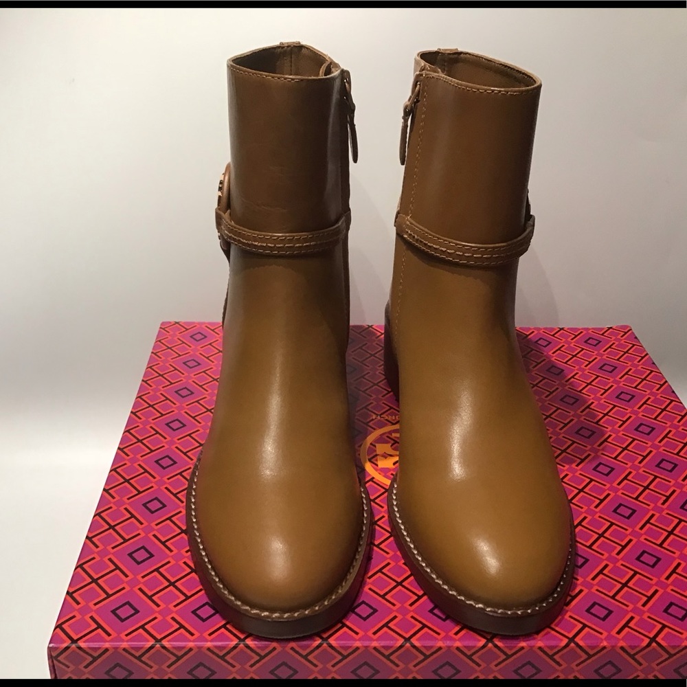 Tory Burch Miller bootie size 6 dark tiramisu NEW - Picture 7 of 8